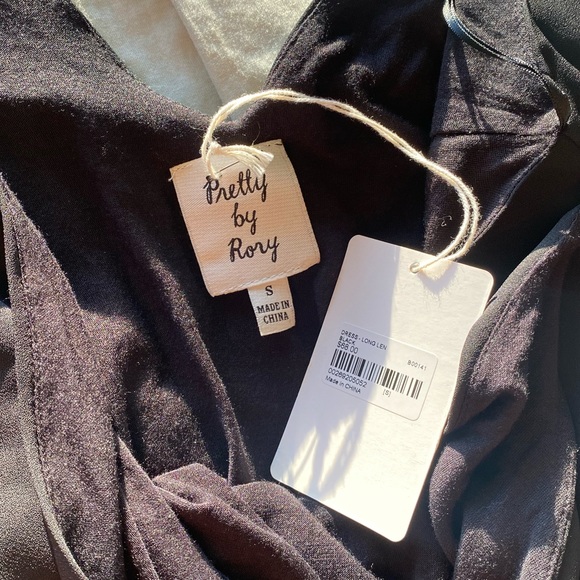 NWT Pretty by Rory black maxi dress - Picture 7 of 7